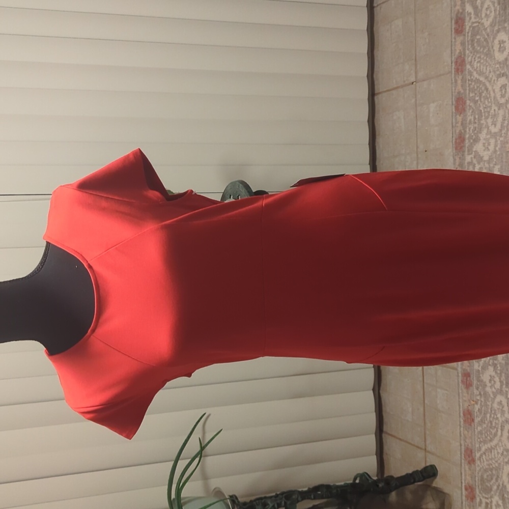 Women red dress